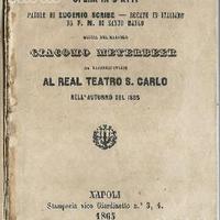 Libretti opera '800 con programma di sala