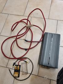 audison con cavi di potenza da 1 cm