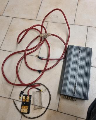 audison con cavi di potenza da 1 cm