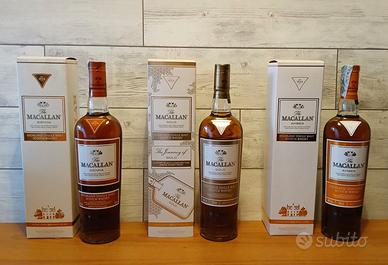 Whisky Macallan Gold, Sienna e Amber