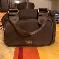 Borsa leggera in pvc marrone