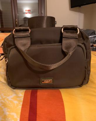 Borsa leggera in pvc marrone