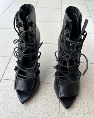 Scarpe nere con tacco Wo Milano 36