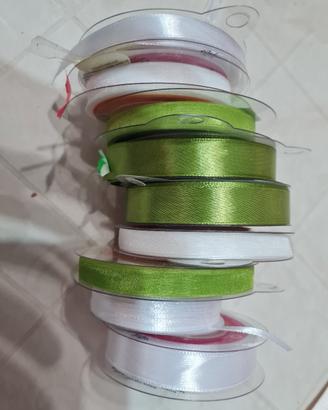 nastri in raso e organza