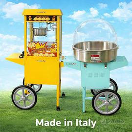 Attrezzature Dolciarie Pop Corn e Zucchero Filato