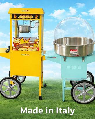 Attrezzature Dolciarie Pop Corn e Zucchero Filato