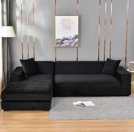 SET COPRIDIVANO CON ANGOLO E FEDERA CUSCINO LATERA