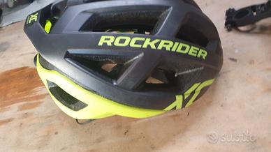Casco Rockrider XC Grigio e Giallo