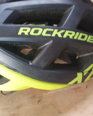 Casco Rockrider XC Grigio e Giallo