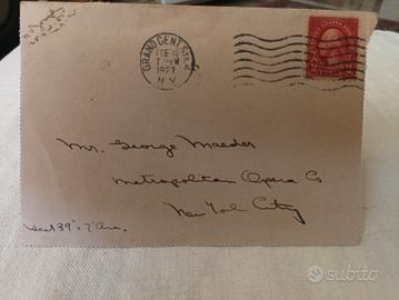 lettera autografata del 1927
