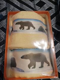 set 1asciugamani+1ospite nuovo 