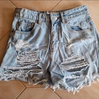 Short Terranova strappato con orlo taglio vivo 42