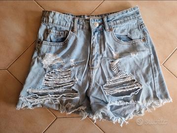 Short Terranova strappato con orlo taglio vivo 42