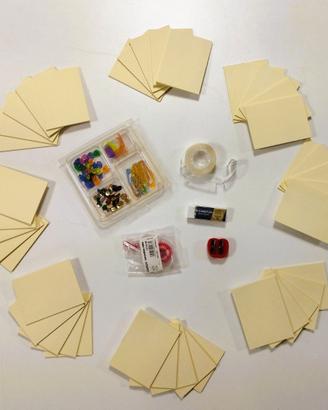 Lotto 40 post-it cartoleria ufficio scuola