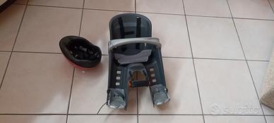 Seggiolino porta-bimbo + caschetto 