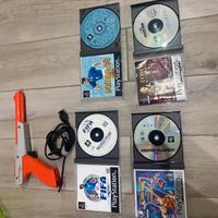 GIOCHI PS + NINTENDO ZAPPER VINTAGE