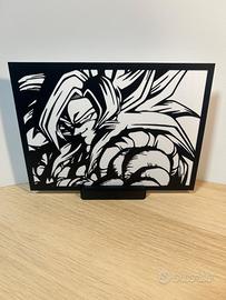 Quadretto Dragon Ball - Goku Super Sayan 4