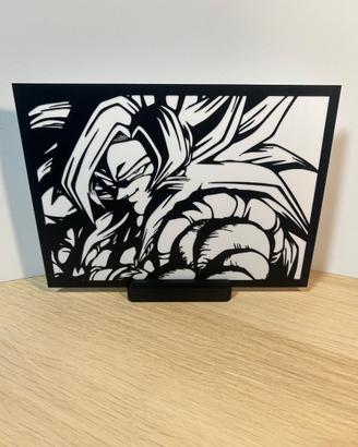 Quadretto Dragon Ball - Goku Super Sayan 4