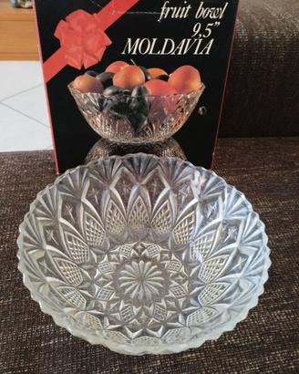 Portafrutta Centrotavola Vintage in Vetro Moldavia