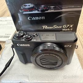 Canon powershot G7X mark ii NUOVO + accessori