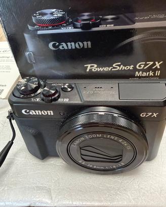 Canon powershot G7X mark ii NUOVO + accessori