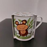 Tazza Viropa i porcellana soggetto scimmia