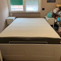 Letto ad una piazza e 1/2 con contenitore ikea