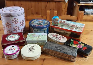 SCATOLE LATTA VINTAGE