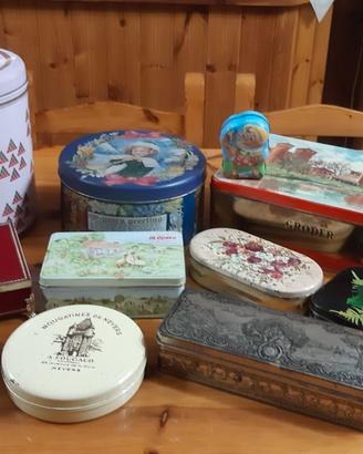 SCATOLE LATTA VINTAGE