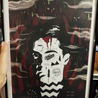 Stampa quadro serigrafia A4 Twin Peaks Cooper