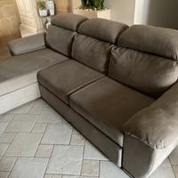 Divano letto con penisola