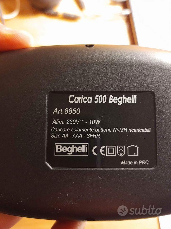 Caricabatterie + Batterie Ricaricabili carica500 2+2 Beghelli