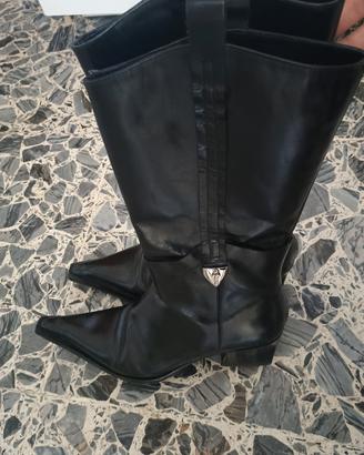 stivali donna C. Paciotti pelle western tg 39
