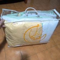 Paracolpi  + piumone sfoderabile lettino Chicco