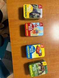 Lotto 4 Quiz Box gioco educativo bambini