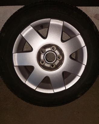 Ruota VW Polo 195/60 R14 cerchio in lega originale