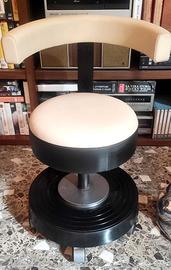 raro sgabello industriale anni 70 modernariato