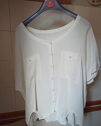 Camicia di seta artigianale T.44