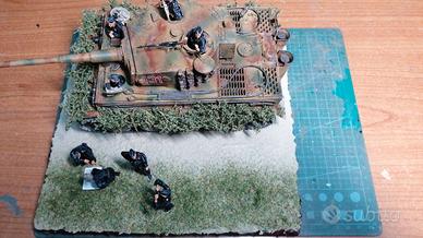 Diorama 1:35 carro armato tedesco TIGER Mid Prod