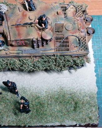 Diorama 1:35 carro armato tedesco TIGER Mid Prod