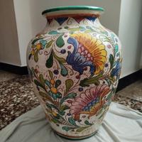 Grande vaso in ceramica decorata a mano – 45 c