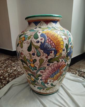 Grande vaso in ceramica decorata a mano – 45 c