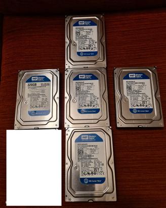 hard disk WD 160-250-320gb-Pannello FrontaleUsb3.0