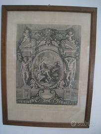 3 stampe antiche francesi galleria specchi parigi