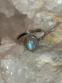 Anello Labtadorite in Argento 925s