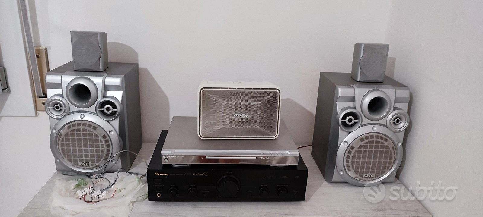 Impianto base audio con lettoreDvd e amplificatore Audio/Video In