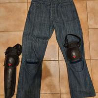Pantalone moto DAINESE Jeans uomo con ginocchiere