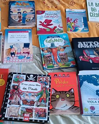libri bambini e auto sportive