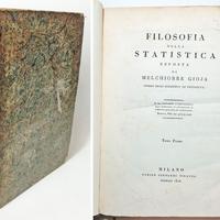 FILOSOFIA DELLA STATISTICA - MELCHIORRE GIOJA 1826