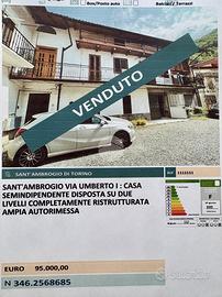 CASA SEMINDIPENDENTE A SANT'AMBROGIO DI TORINO